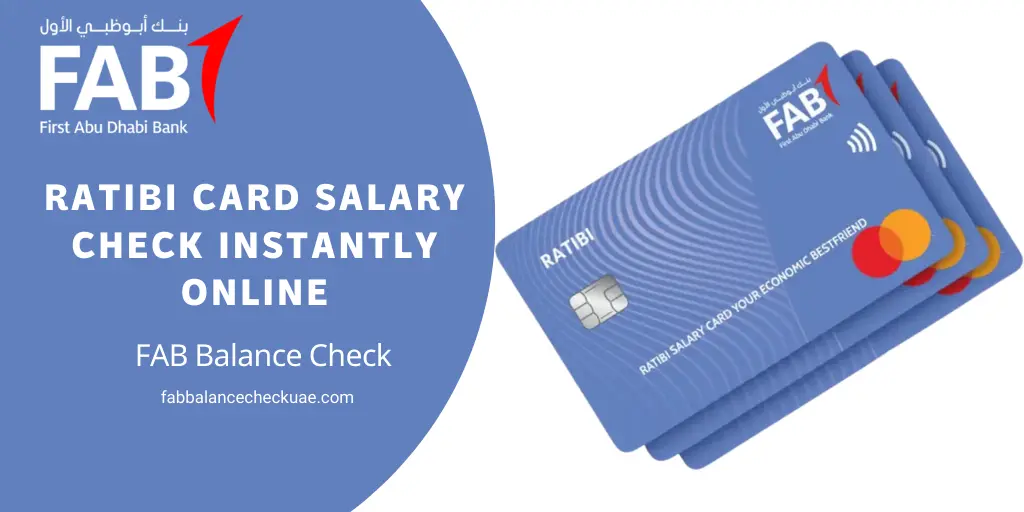 Ratibi Card Salary Check Instantly Online